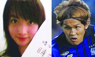 　　宇佐美贵史（右）将娶田井中兰。