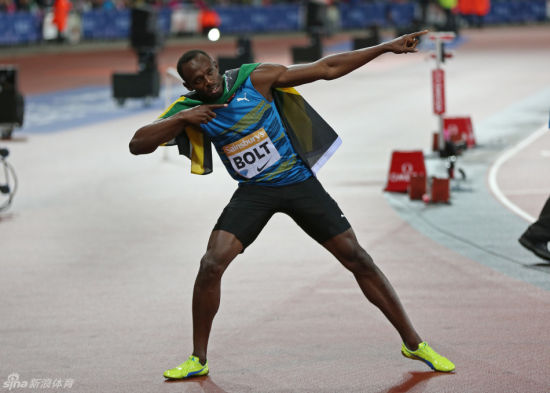 博尔特招牌动作