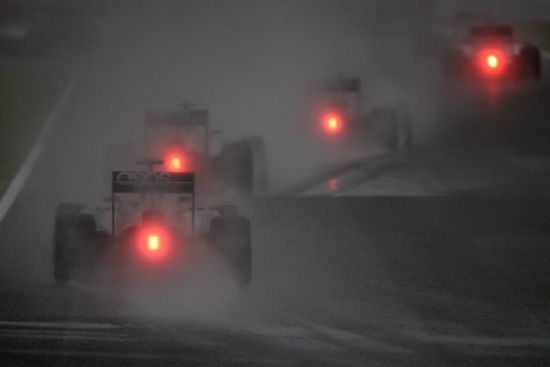 雨中铃鹿能见度很差