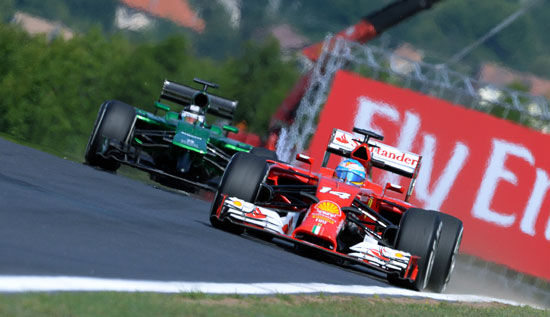 法拉利圈速仅比弱旅卡特汉姆快0.007秒