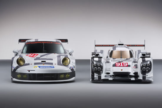 保时捷勒芒赛车911 RSR、919 Hybrid