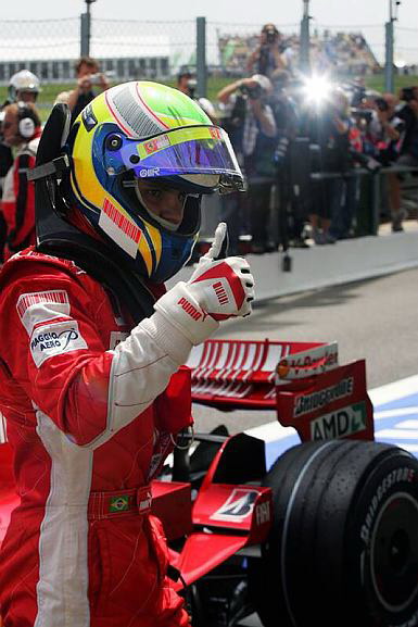 图文f1法国站排位马萨杆位马萨再显恐怖单圈速度