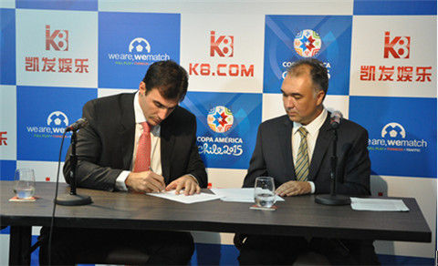 马蒂尼奥与凯发美洲代表勒尼签约