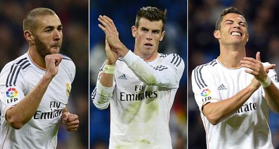 皇马BBC组合，火力冠绝欧洲