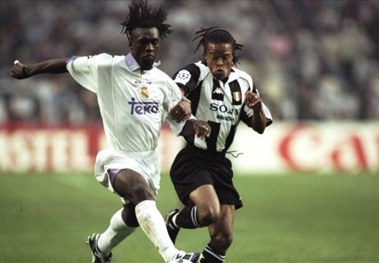 1998年欧冠决赛中的西多夫与戴维斯
