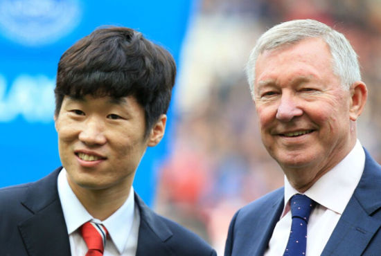 弗格森与朴智星现身梦剧场