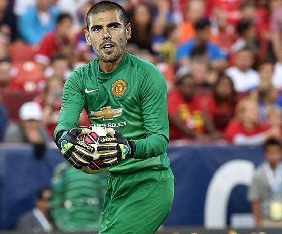 英媒P的巴尔德斯身穿曼联守门员服装的图片