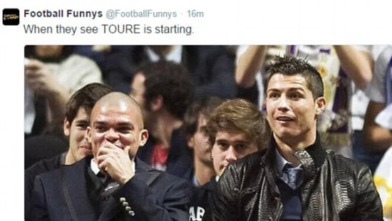 利物浦派上图雷首发遭调侃