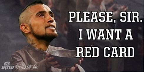 神图调侃比达尔:我想吃红牌!