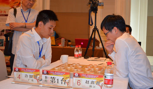 赵鑫鑫先手战和许银川