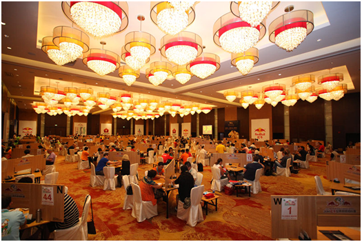 桥牌世锦赛比赛现场全景