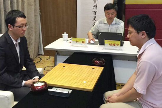 时越与胡耀宇的比赛今天最后一个结束。