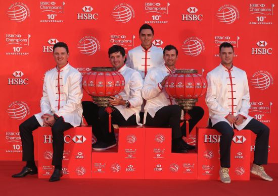 五球星为汇丰冠军赛张灯结彩