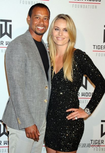 伍兹与女友林赛