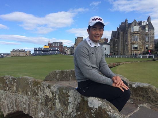 梁文冲成为首位在圣安征战大满贯的中国男球手