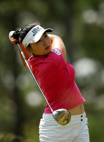 图文美国女子公开赛第二轮韩国张晶两轮1