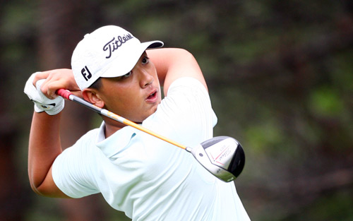 图文-中巡赛延吉锦标赛第二轮 青岛业余小将谢智_综