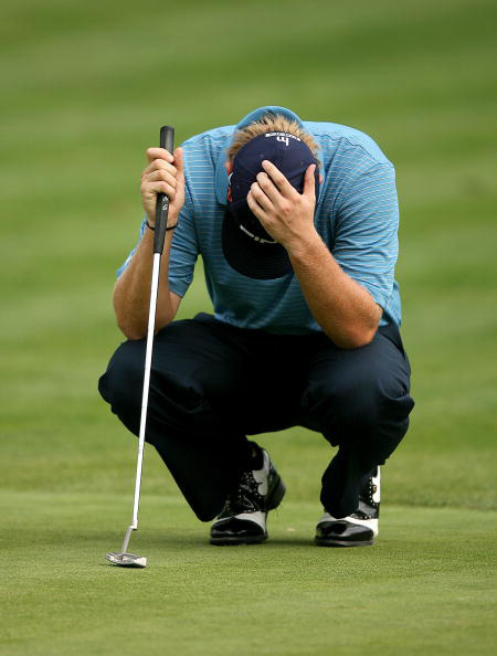 图文-巴克莱精英赛决赛轮 亨特马汉抱头沉思