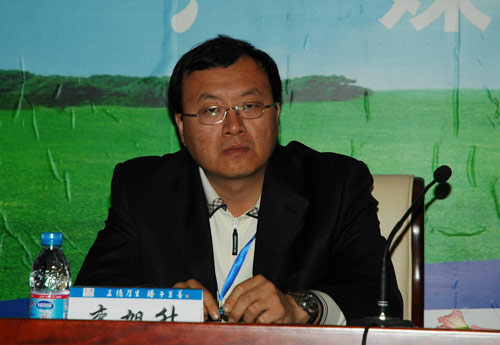 图文全球通锦标赛媒体见面会现场嘉宾李旭升