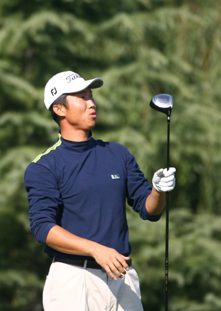 图文欧米茄锦标赛第二轮张继勇