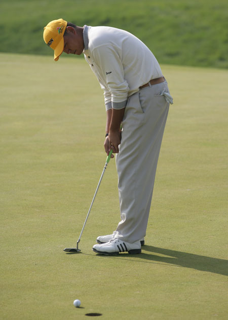 图文-欧米茄锦标赛第四轮 李超