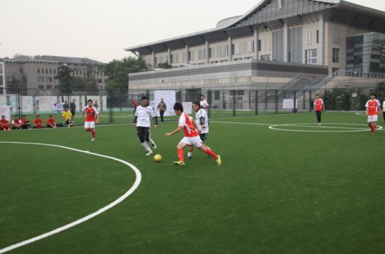 北京大学五人制足球场捐赠活动友谊赛