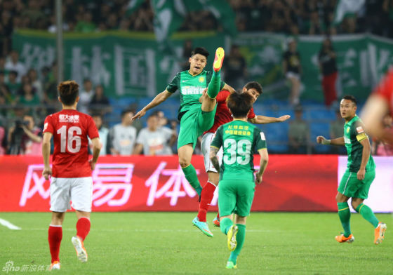 于洋曾是国安后卫线的重要一员