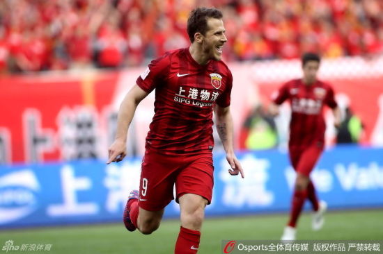 中超前三轮，海森场场进球