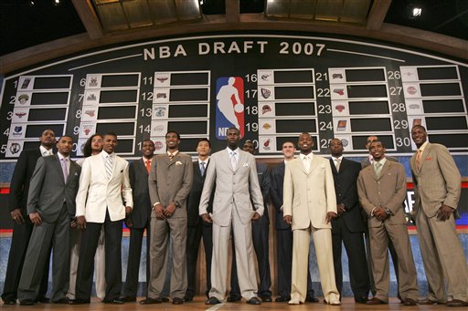 图文2007年nba选秀大会看他们今天命运如何
