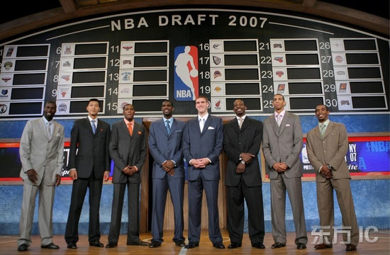 图文-2007年nba选秀大会 他们是今日星中之星