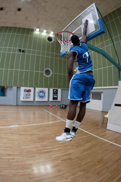 图文nba篮球无疆界巴黎站测量摸高梦想起飞