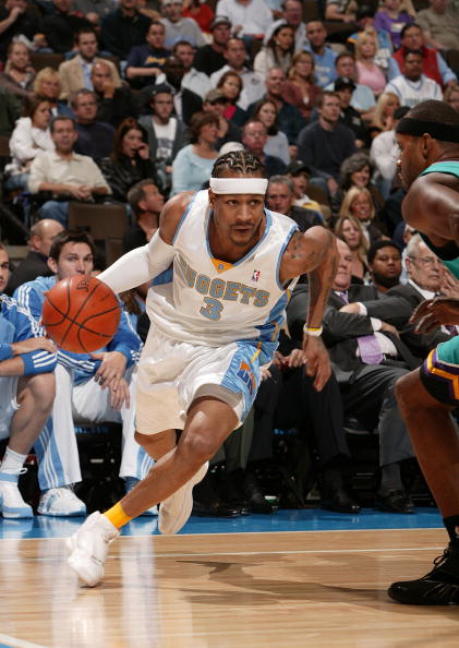 图文nba常规赛黄蜂9388掘金艾弗森奋力突破