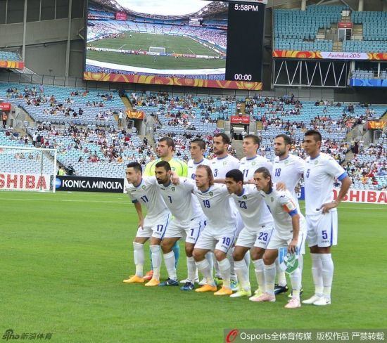 乌兹别克首战朝鲜首发阵容