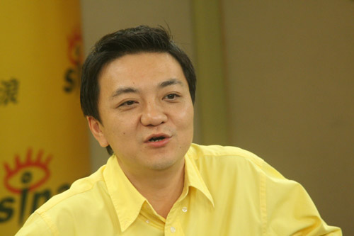 图文-董路谢强做客新浪畅谈亚洲杯 这问题我来说说