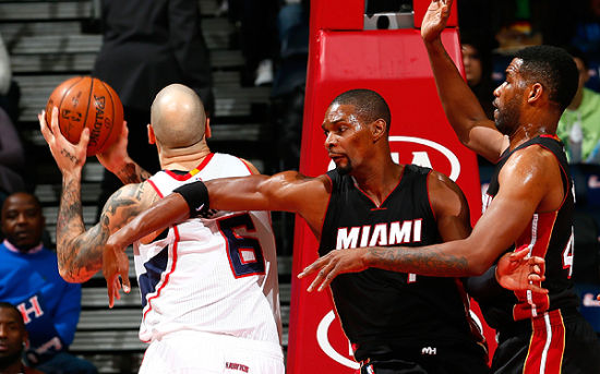 波什成了如今热火防守端唯一的守望者