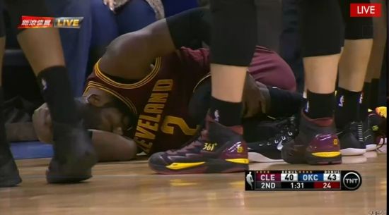 欧文意外受伤让球迷们捏了一把汗