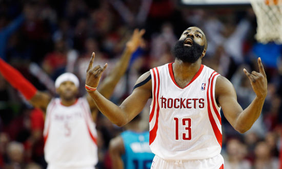 哈登场均还有一个帽