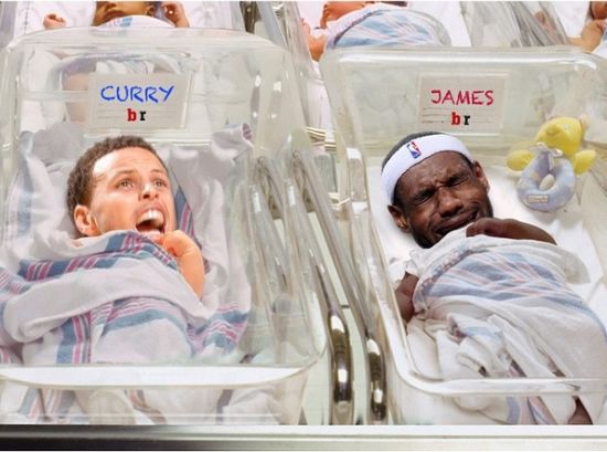 库里和詹姆斯出生于阿克伦的同一家医院