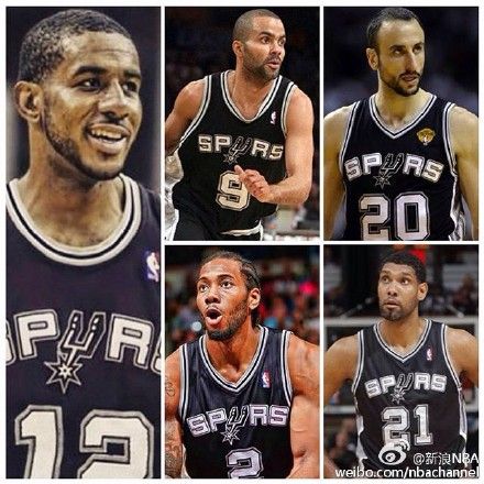 马刺“GDPLA（干得漂亮啊）”组合