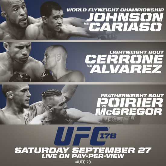 UFC178官方海报
