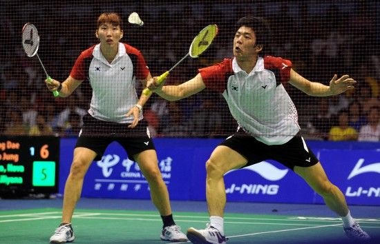 李孝贞曾与李龙大搭档勇夺北京奥运会混双金牌