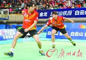 广州粤羽在昨晚的比赛中 廖艺/摄