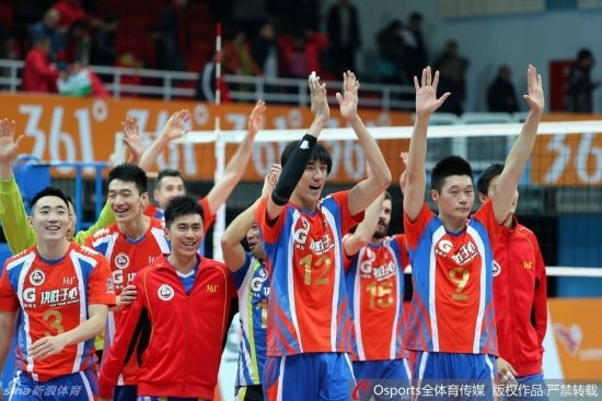 上海男排北京取胜