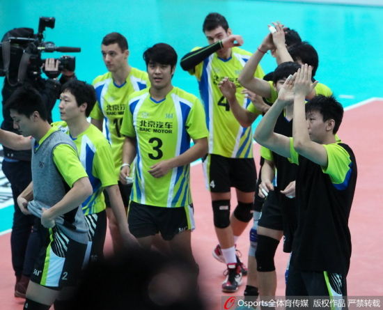 季军争夺战第1场北京主场3-0胜江苏