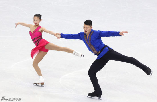 张昊彭程在短节目比赛中