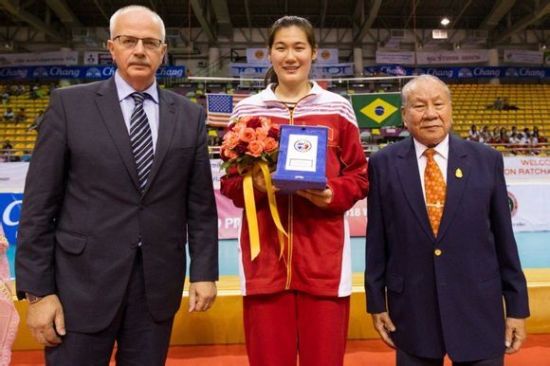 王云蕗获世少赛最佳主攻