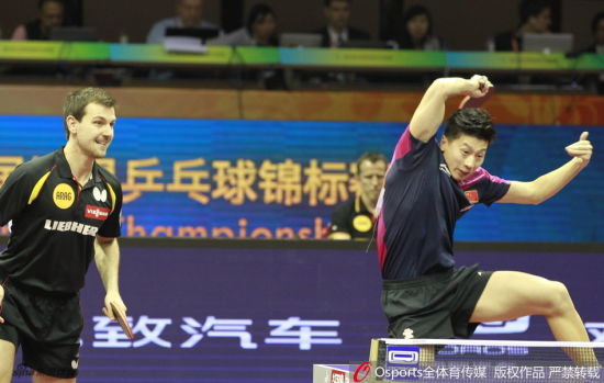 马龙波尔组合不敌张继科许昕