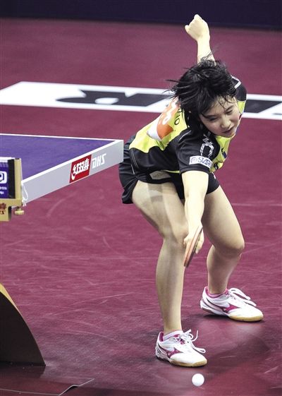 15岁的平野美宇去年曾获德国公开赛双打冠军。