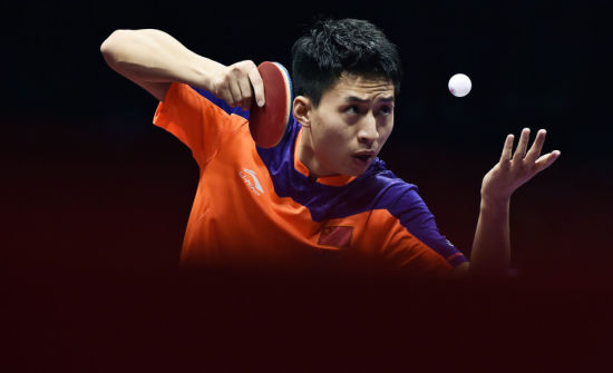方博在世乒赛男单决赛中