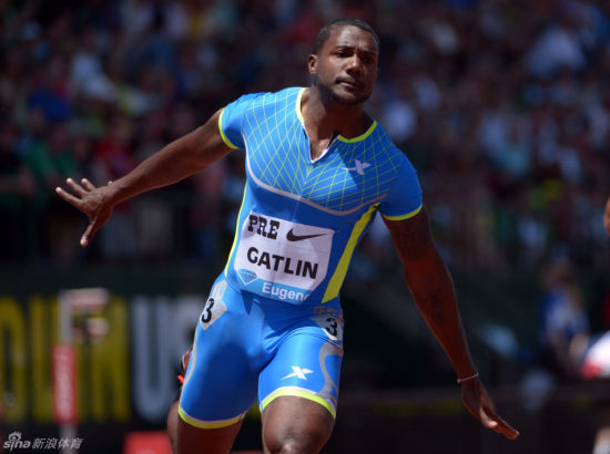美国短跑名将加特林(资料图)